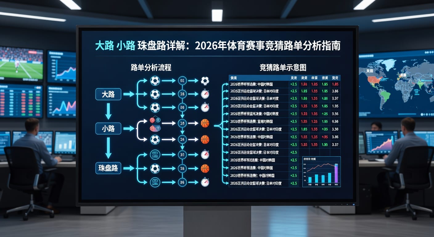 大路 小路 珠盘路｜2026年世界杯投注走法分析