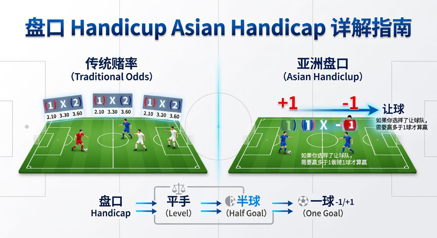 亚洲盘 Asian Handicap 入门与实战判断｜PM国际体育官网
